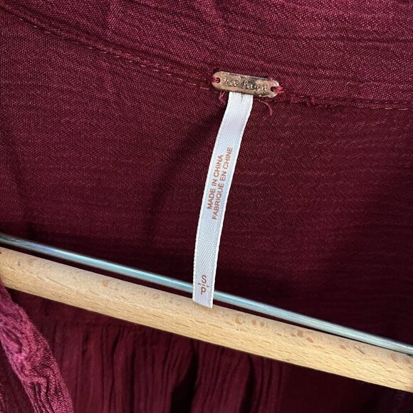 Free People Spin Me Tunic Shirt Dress- S - Picture 2 of 5